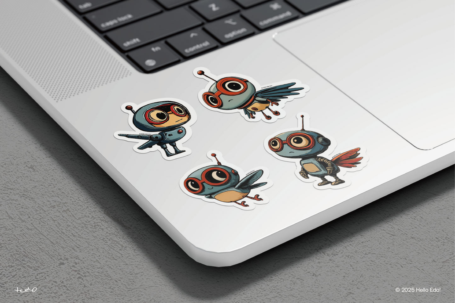Hello Edo! Sticker Pack_New Century of Ukiyo-E_Birdy