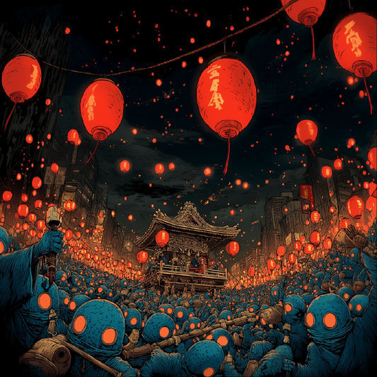Vermilion Procession