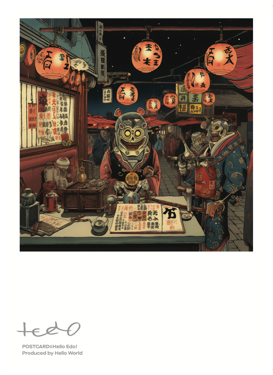 Hello Edo! Postcard_Fortune Teller Booth 081